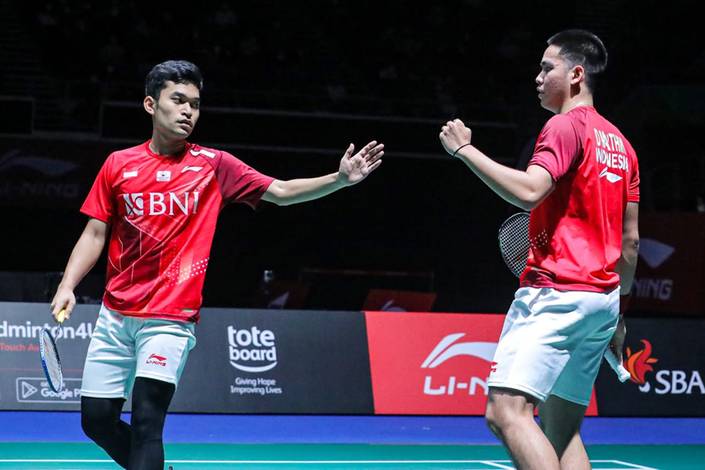 Leo Rolly Carnando & Daniel Marthin (Humas PP PBSI)