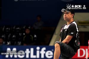 Kepala pelatih ganda campuran Indonesia, Richard Mainaky.