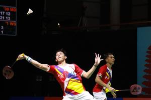 Muhammad Rian Ardianto & Fajar Alfian (Humas PP PBSI)