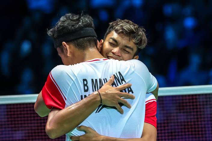 Bagas Maulana & Muhammad Shohibul Fikri (Badminton Photo)