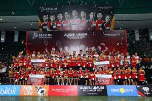 Para peraih Super Tiket Audisi Umum PB Djarum 2023 (Dok. PB Djarum)