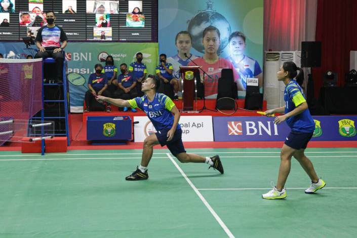 Rinov Rivaldy & Pitha Haningtyas Mentari (Foto: Dok. PP PBSI)