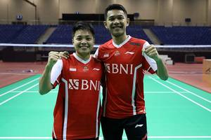 Apriyani Rahayu & Fajar Alfian (Humas PP PBSI)