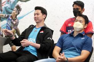 Kevin Sanjaya Sukamuljo, Marcus Fernaldi Gideon, & Chico Aura Dwi Wardoyo (Djarum Badminton)