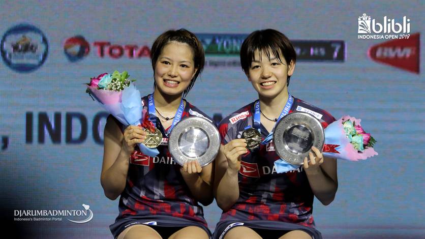 Yuki Fukushima/Sayaka Hirota Win Woman Doubles Blibli Indonesia Open