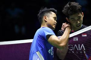 Anthony Sinisuka Ginting & Loh Kean Yew (Humas PP PBSI)