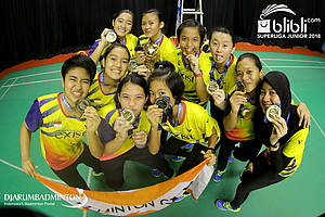 Tim beregu putri U-19 PB Exist Jakarta.