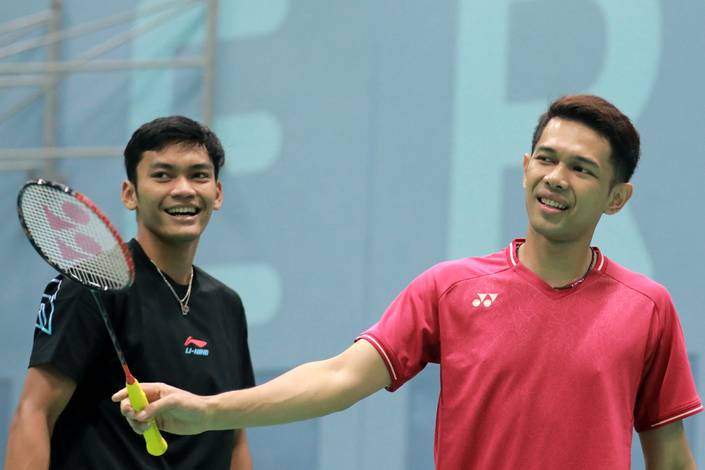 Muhammad Shohibul Fikri & Fajar Alfian (Humas PP PBSI)