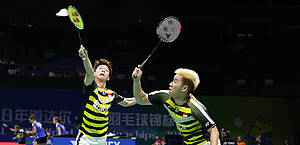 Kevin Sanjaya Sukamuljo/Marcus Fernaldi Gideon (Foto PBSI)