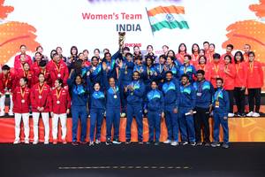Tim putri India juara BATC 2024 (Humas PP PBSI)