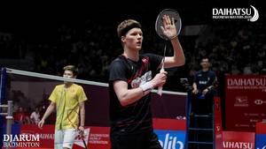 Selebrasi Anders Antonsen (Denmark).