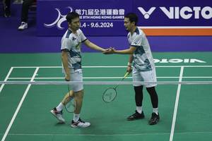 Hendra Setiawan & Mohammad Ahsan (Humas PP PBSI)