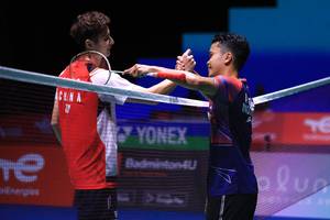 Shi Yu Qi & Anthony Sinisuka Ginting (Humas PP PBSI)