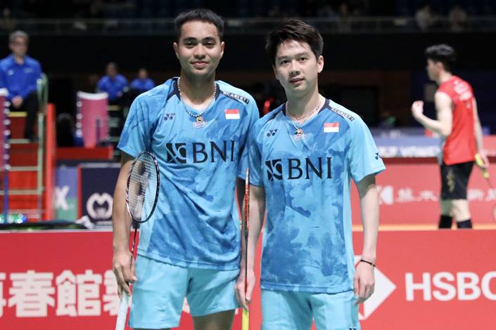 Rahmat Hidayat & Kevin Sanjaya Sukamuljo (Humas PP PBSI)