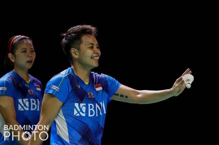 Greysia Polii & Apriyani Rahayu (Badminton Photo/Raphael Sachetat)