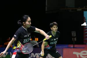 Mychelle Crhystine Bandaso & Adnan Maulana (Humas PP PBSI)