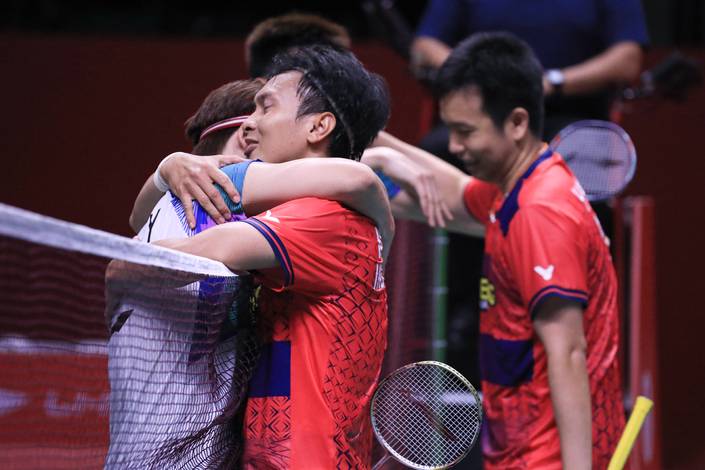 Ong Yew Sin/Teo Ee Yi & Mohammad Ahsan/Hendra Setiawan (Humas PP PBSI)