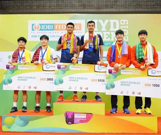 Muhammad Shohibul Fikri/Bagas Maulana juara di Hyderabad Open 2019 BWF Tour Super 100.