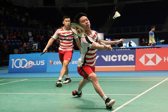 Kevin Sanjaya Sukamuljo/Marcus Fernaldi Gideon.