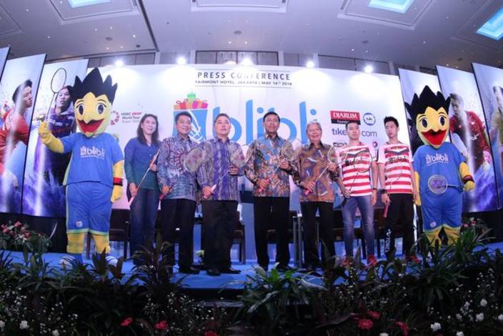 Press conference, Blibli Indonesia Open 2018 in Fairmont Hotel, Jakarta