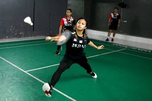 Az Zahra Ditya Ramadhani & Maulida Aprilia Putri (Humas PP PBSI)