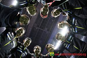 Tim putri Indonesia.