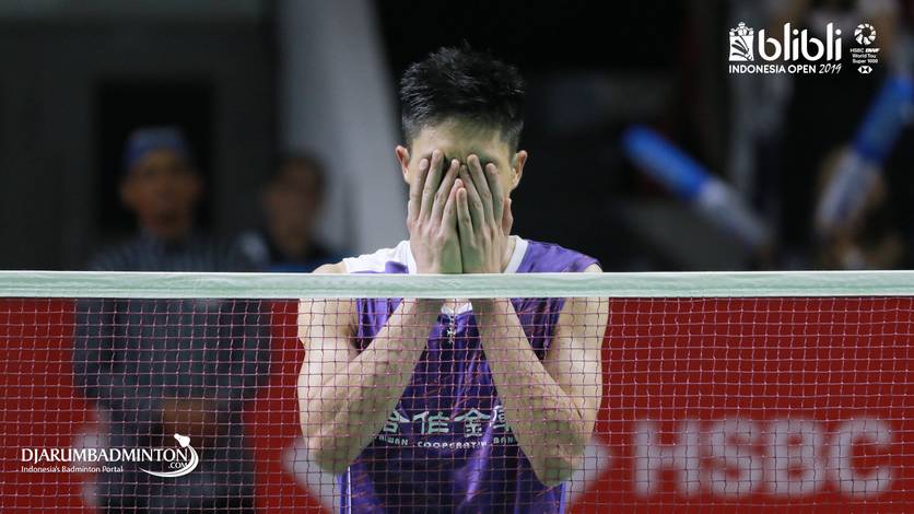 Ekspresi Chou Tien Chen (Taiwan).