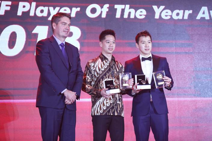 Kevin Sanjaya Sukamuljo/Marcus Fernaldi Gideon kembali dinobatkan sebagai BWF Male Player of The Year.