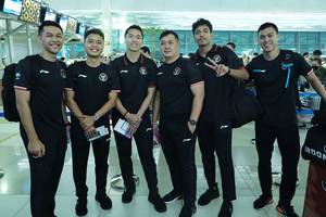 Fajar Alfian, Anthony Sinisuka Ginting, Jonatan Christie, Yansen Alpine, Chico Aura Dwi Wardoyo, & Shesar Hiren Rhustavito (Humas PP PBSI)