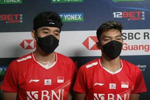 Bagas Maulana & Muhammad Shohibul Fikri (Tangkapan Layar BWF TV)