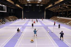 Suasana latihan tim Indonesia di Chambly Maville (Humas PP PBSI)