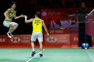Marcus Fernaldi Gideon & Kevin Sanjaya Sukamuljo (Humas PP PBSI)