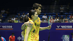 Ricky Karanda Suwardi/Debby Susanto terpaksa kalah di babak pertama French Open 2018 BWF World Tour Super 750.