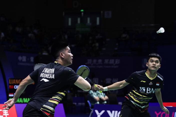 Daniel Marthin & Leo Rolly Carnando (Humas PP PBSI)