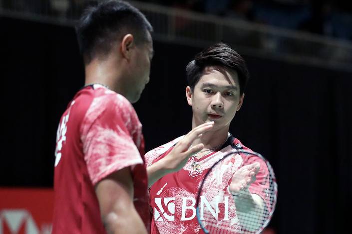 Rahmat Hidayat & Kevin Sanjaya Sukamuljo (Humas PP PBSI)
