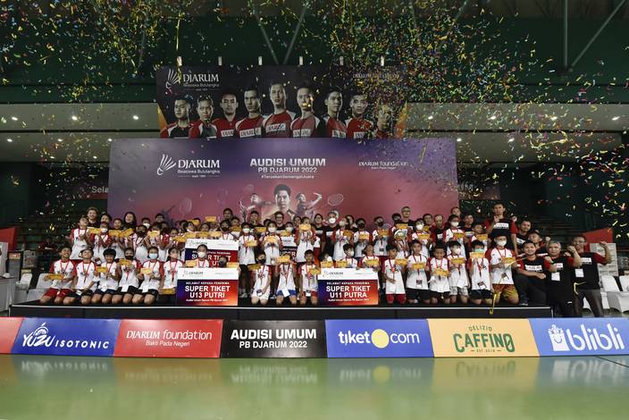 Para Peraih Super Tiket Audisi Umum PB Djarum 2022 (PB Djarum)