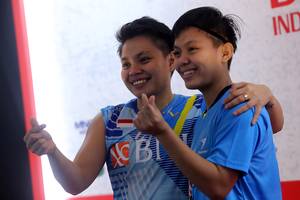 Apriyani Rahayu/Siti Fadia Silva Ramadhanti (Djarum Badminton)