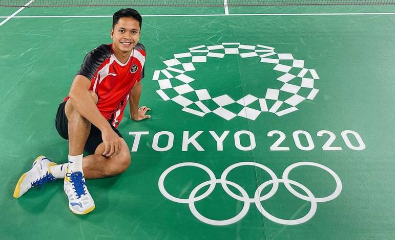 Pebulutangkis tunggal putra Indonesia, Anthony Sinisuka Ginting. (Foto: PP PBSI)