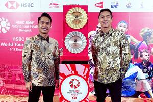 Anthony Sinisuka Ginting & Jonatan Christie (Humas PP PBSI)