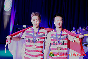 Kevin Sanjaya Sukamuljo/Marcus Fernaldi Gideon (Foto: PBSI)