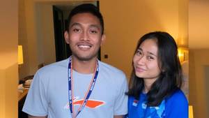 Ganda campuran Indonesia asal PB Djarum Kudus, Ghana Muhammad Al Ilham/Ni Ketut Mahadewi Istarani. (Foto: dok. Pribadi | Sumber: Bolalob.com)