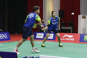 Febby Valencia Dwijayanti Gani yang ditunjuk menjadi pasangan baru Apriyani Rahayu pada ajang Simulasi Beregu PBSI (dok PBSI)