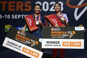 Chiu Pin-Chian & Ester Nurumi Tri Wardoyo (Humas PP PBSI)