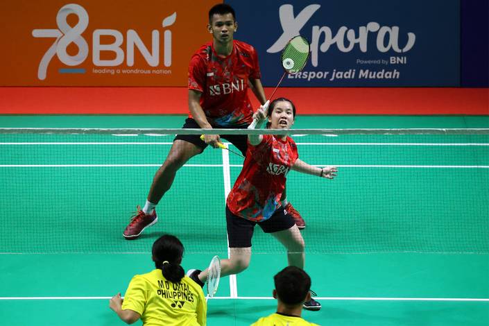 Taufik Aderya/Clairine Yustin Mulia (Humas PP PBSI)