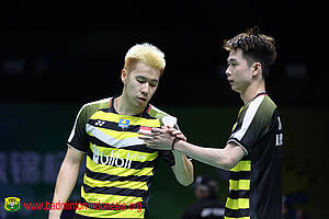 Kevin/Marcus Tampil Solid (Foto: PBSI)