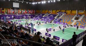 Suasana di Palais des Sports, Prancis. (Copyright: Badmintonphoto | Courtesy of BWF)