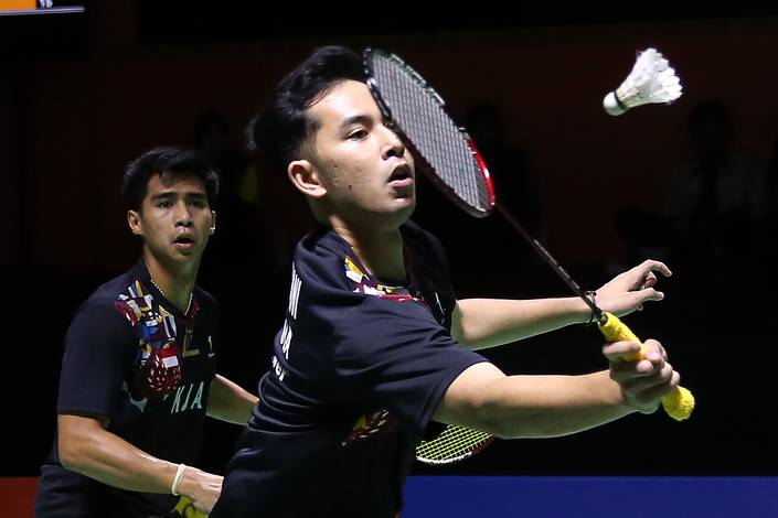 Sabar Karyaman Gutama/Moh Reza Pahlevi Isfahani (Humas PP PBSI)