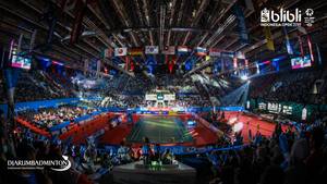 Suasana Blibli Indonesia Open 2019 BWF World Tour Super 1000.