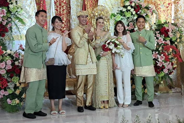 Shesar Hiren Rhustavito langsungkan pernikahan (Humas PP PBSI)