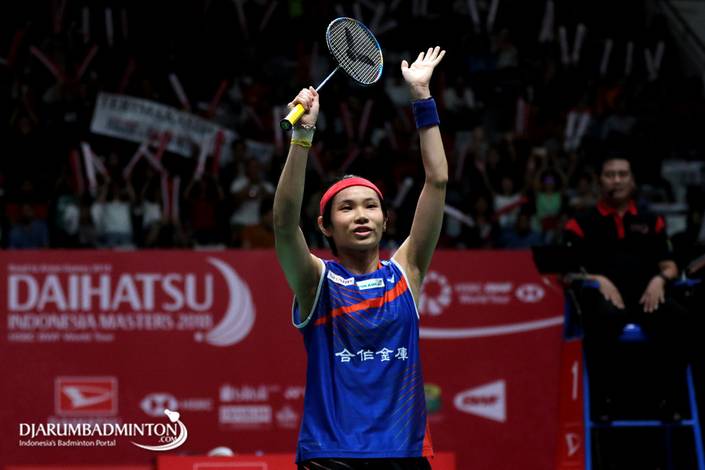 Selebrasi Tai Tzu Ying (Taiwan).